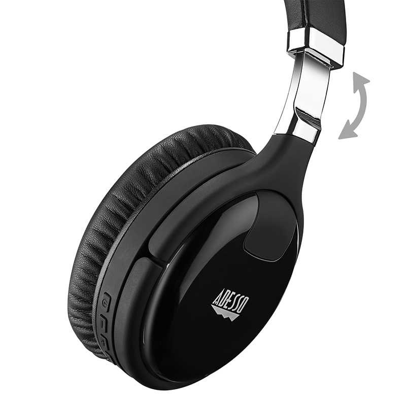 Adesso XTREAM P600 Wired/Wireless Over-the-head Stereo Headset-Noise Cancelling Microphone
